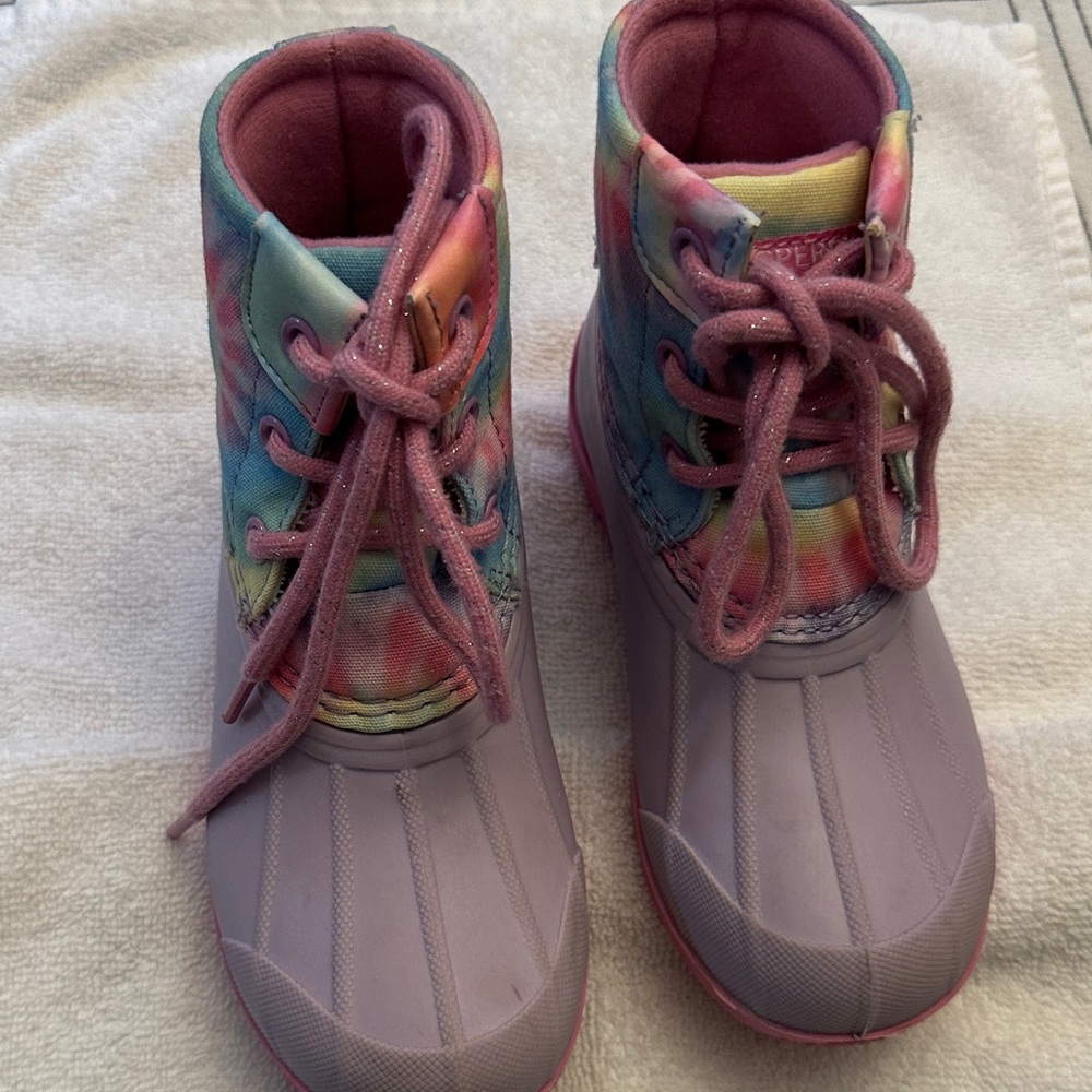 Sperry Kids Port Boot Tie Dye